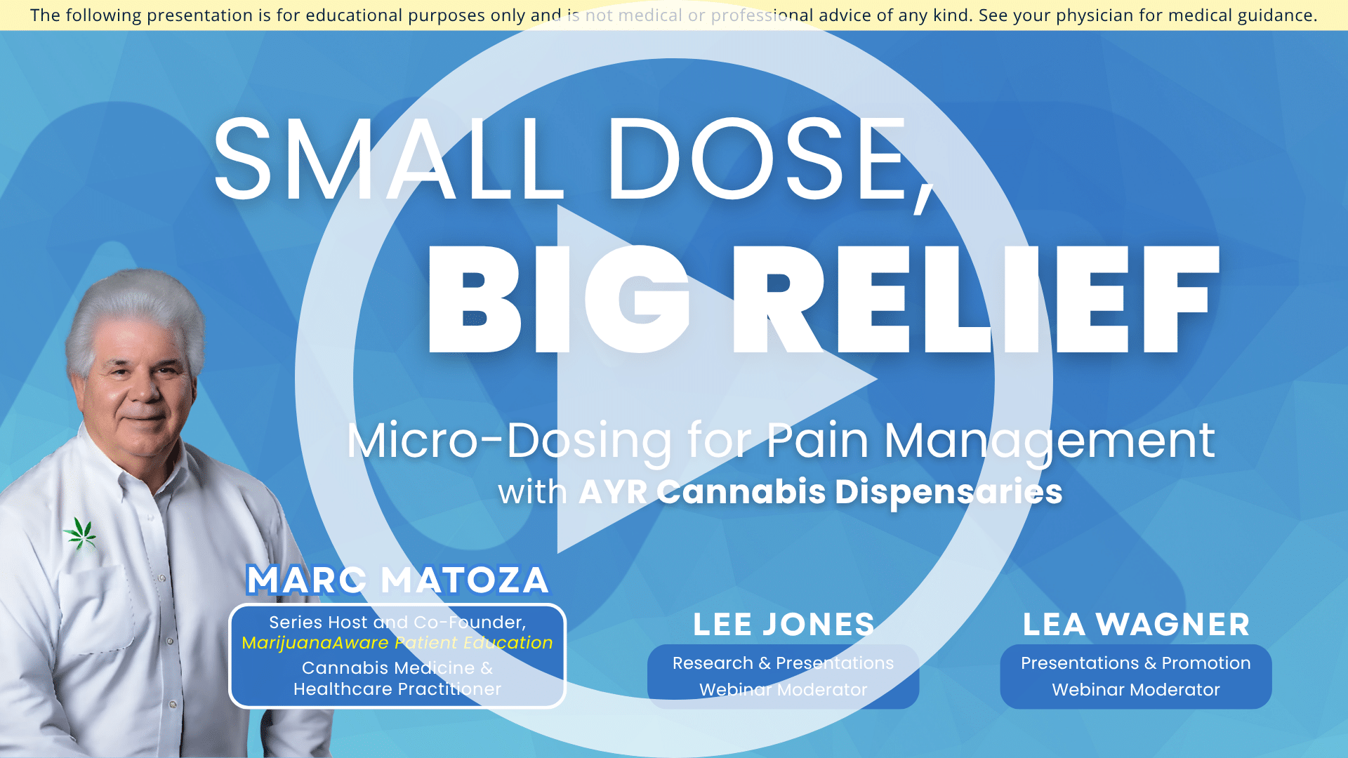 Marijuana Aware Webinar Thumbnail